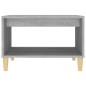 vidaXL Mesa de centro madera contrachapada gris Sonoma 60x50x40 cm vidaXL Mesa de centro madera contrachapada gris Sonoma 60x50x40 cm