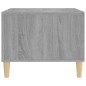 vidaXL Mesa de centro madera contrachapada gris Sonoma 60x50x40 cm vidaXL Mesa de centro madera contrachapada gris Sonoma 60x50x40 cm