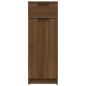vidaXL Armario de baño madera contrachapada marrón roble 32x34x90 cm