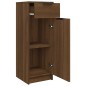 vidaXL Armario de baño madera contrachapada marrón roble 32x34x90 cm