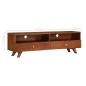 vidaXL Mueble para TV de madera maciza reciclada 140x30x40 cm