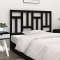 vidaXL Cabecero de cama madera maciza de pino negro 205,5x4x100 cm vidaXL Cabecero de cama madera maciza de pino negro 205,5x4x100 cm