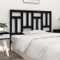 vidaXL Cabecero de cama madera maciza de pino negro 205,5x4x100 cm vidaXL Cabecero de cama madera maciza de pino negro 205,5x4x100 cm