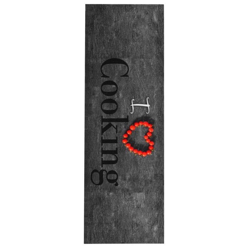 vidaXL Alfombra de cocina lavable Cooking 45x150 cm vidaXL Alfombra de cocina lavable Cooking 45x150 cm