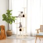 vidaXL Rascador para gatos con postes de sisal crema 176 cm vidaXL Rascador para gatos con postes de sisal crema 176 cm