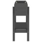 vidaXL Arriate elevado de jardín madera maciza pino gris 101x30x69 cm vidaXL Arriate elevado de jardín madera maciza pino gris 101x30x69 cm