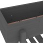 vidaXL Arriate elevado de jardín madera maciza pino gris 101x30x69 cm vidaXL Arriate elevado de jardín madera maciza pino gris 101x30x69 cm