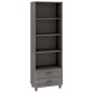 vidaXL Aparador HAMAR madera maciza de pino gris claro 60x35x180 cm vidaXL Aparador HAMAR madera maciza de pino gris claro 60x35x180 cm