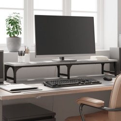vidaXL Soporte de pantalla madera ingeniería gris Sonoma 105x23x15,5cm