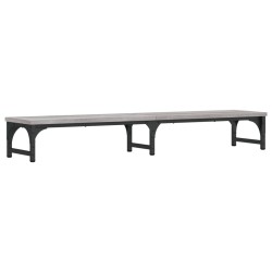 vidaXL Soporte de pantalla madera ingeniería gris Sonoma 105x23x15,5cm