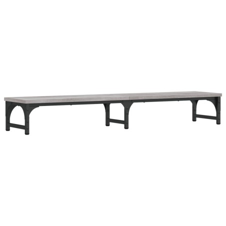 vidaXL Soporte de pantalla madera ingeniería gris Sonoma 105x23x15,5cm