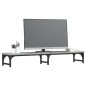 vidaXL Soporte de pantalla madera ingeniería gris Sonoma 105x23x15,5cm vidaXL Soporte de pantalla madera ingeniería gris Sonoma 105x23x15,5cm