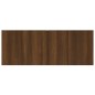 vidaXL Set de muebles para TV 4 pzas madera contrachapada marrón roble