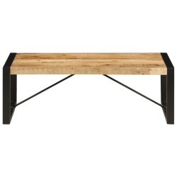 vidaXL Mesa de centro 120x60x40 cm madera maciza de mango