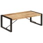 vidaXL Mesa de centro 120x60x40 cm madera maciza de mango