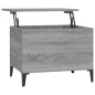 vidaXL Mesa de centro madera contrachapada gris Sonoma 60x44,5x45 cm vidaXL Mesa de centro madera contrachapada gris Sonoma 60x44,5x45 cm