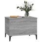 vidaXL Mesa de centro madera contrachapada gris Sonoma 60x44,5x45 cm vidaXL Mesa de centro madera contrachapada gris Sonoma 60x44,5x45 cm