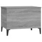 vidaXL Mesa de centro madera contrachapada gris Sonoma 60x44,5x45 cm vidaXL Mesa de centro madera contrachapada gris Sonoma 60x44,5x45 cm