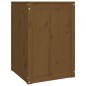 vidaXL Baúl para colada madera maciza pino marrón miel 44x44x66 cm