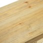 vidaXL Mueble para TV madera tallada marrón 120x30x42 cm