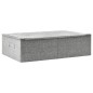 vidaXL Caja de almacenaje tela gris 70x40x18 cm