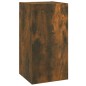 vidaXL Set de muebles de TV 4 pzas madera contrachapada roble ahumado vidaXL Set de muebles de TV 4 pzas madera contrachapada roble ahumado
