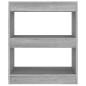 vidaXL Estantería/divisor de espacios color gris Sonoma 60x30x72 cm vidaXL Estantería/divisor de espacios color gris Sonoma 60x30x72 cm