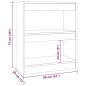 vidaXL Estantería/divisor de espacios color gris Sonoma 60x30x72 cm vidaXL Estantería/divisor de espacios color gris Sonoma 60x30x72 cm