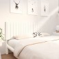 vidaXL Cabecero de cama madera maciza de pino blanco 205,5x4x100 cm vidaXL Cabecero de cama madera maciza de pino blanco 205,5x4x100 cm