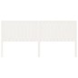vidaXL Cabecero de cama madera maciza de pino blanco 205,5x4x100 cm vidaXL Cabecero de cama madera maciza de pino blanco 205,5x4x100 cm