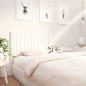 vidaXL Cabecero de cama madera maciza de pino blanco 205,5x4x100 cm vidaXL Cabecero de cama madera maciza de pino blanco 205,5x4x100 cm