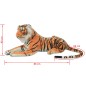 vidaXL Tigre de peluche marrón XXL vidaXL Tigre de peluche marrón XXL
