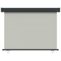 vidaXL Toldo lateral de balcón gris 122x250 cm vidaXL Toldo lateral de balcón gris 122x250 cm