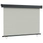 vidaXL Toldo lateral de balcón gris 122x250 cm vidaXL Toldo lateral de balcón gris 122x250 cm