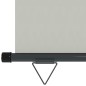 vidaXL Toldo lateral de balcón gris 122x250 cm vidaXL Toldo lateral de balcón gris 122x250 cm