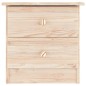 vidaXL Mesita de noche ALTA madera maciza de pino 43x35x40,5 cm vidaXL Mesita de noche ALTA madera maciza de pino 43x35x40,5 cm
