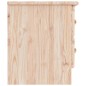 vidaXL Mesita de noche ALTA madera maciza de pino 43x35x40,5 cm vidaXL Mesita de noche ALTA madera maciza de pino 43x35x40,5 cm
