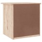 vidaXL Mesita de noche ALTA madera maciza de pino 43x35x40,5 cm vidaXL Mesita de noche ALTA madera maciza de pino 43x35x40,5 cm