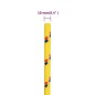 vidaXL Cuerda de barco polipropileno amarillo 10 mm 25 m
