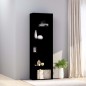 vidaXL Estantería de 5 niveles madera contrachapada negra 60x30x189 cm vidaXL Estantería de 5 niveles madera contrachapada negra 60x30x189 cm
