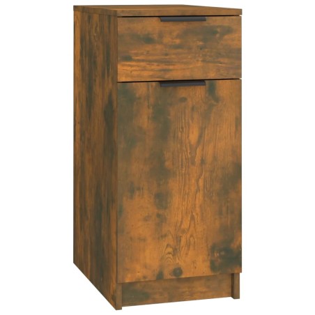 vidaXL Armario de escritorio aglomerado roble ahumado 33,5x50x75 cm