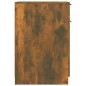 vidaXL Armario de escritorio aglomerado roble ahumado 33,5x50x75 cm vidaXL Armario de escritorio aglomerado roble ahumado 33,5x50x75 cm