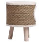 vidaXL Casa para gatos con patas de madera 41 cm hierba marina vidaXL Casa para gatos con patas de madera 41 cm hierba marina