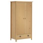 vidaXL Armario de 2 puertas Hill madera maciza pino 89x50x170cm vidaXL Armario de 2 puertas Hill madera maciza pino 89x50x170cm