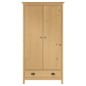vidaXL Armario de 2 puertas Hill madera maciza pino 89x50x170cm vidaXL Armario de 2 puertas Hill madera maciza pino 89x50x170cm