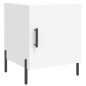 vidaXL Mesitas de noche 2 uds madera de ingeniería blanco 40x40x50 cm vidaXL Mesitas de noche 2 uds madera de ingeniería blanco 40x40x50 cm