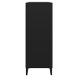 vidaXL Aparador de madera contrachapada negro 69,5x32,5x90 cm vidaXL Aparador de madera contrachapada negro 69,5x32,5x90 cm
