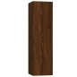 vidaXL Set de muebles para TV 6 pzas madera contrachapada roble marrón