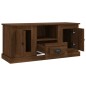vidaXL Mueble para TV madera contrachapada marrón roble 100x35,5x45 cm