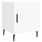 vidaXL Mesitas de noche 2 uds madera de ingeniería blanco 40x40x50 cm vidaXL Mesitas de noche 2 uds madera de ingeniería blanco 40x40x50 cm
